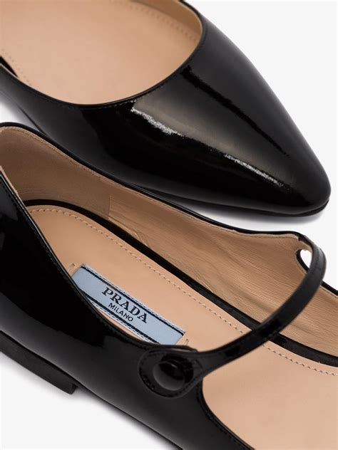 prada ballerinas black|Prada pumps and ballerinas.